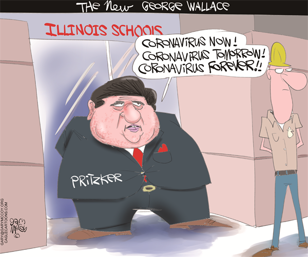 Pritzker Closes Schools by Gary McCoy, Shiloh, IL